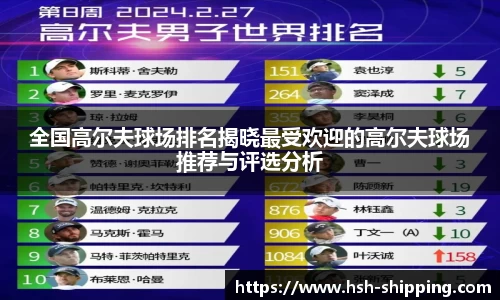 全国高尔夫球场排名揭晓最受欢迎的高尔夫球场推荐与评选分析